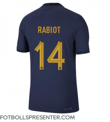 Frankrike Adrien Rabiot #14 Hemma Matchtröja VM 2022 Kortärmad